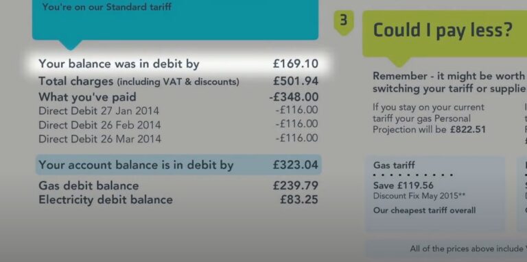 What Does “In credit” And “In debit” Mean On An Energy Bill? A Guide To