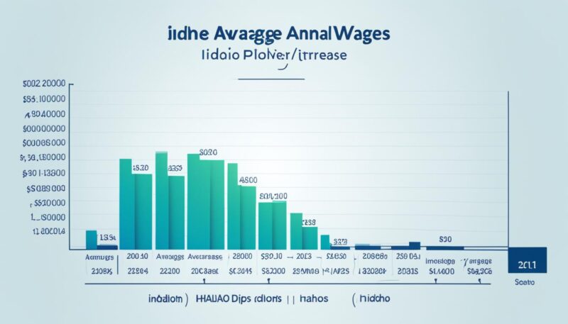 Idaho Job Wages Data Chart