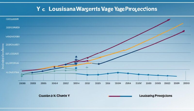 Louisiana Wage Growth Predictions Chart